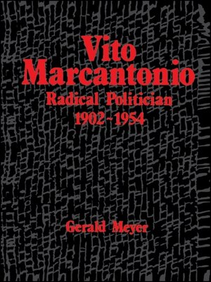 cover image of Vito Marcantonio